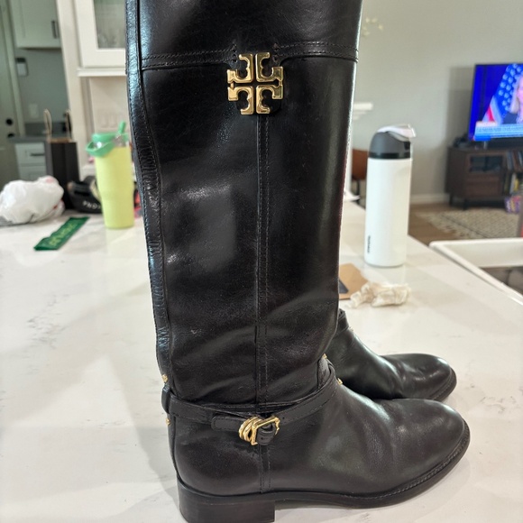 Tory Burch Shoes - Tory Burch Eloise Dark Brown Riding Boots